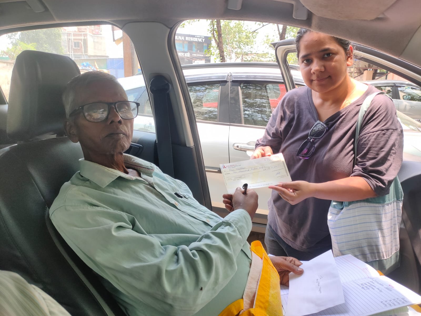 ₹10,000 Donated for a Family's Medical Treatment